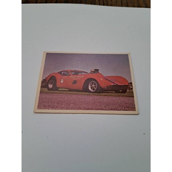 Vintage 1965 Hot Rod Magazine #33 Spec Sheet Modified Sport Car Trading Card - Picture 1 of 2